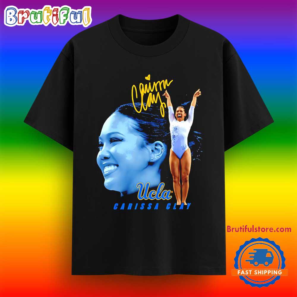 Carissa Clay Ucla Bruins Portrait Signature T Shirt