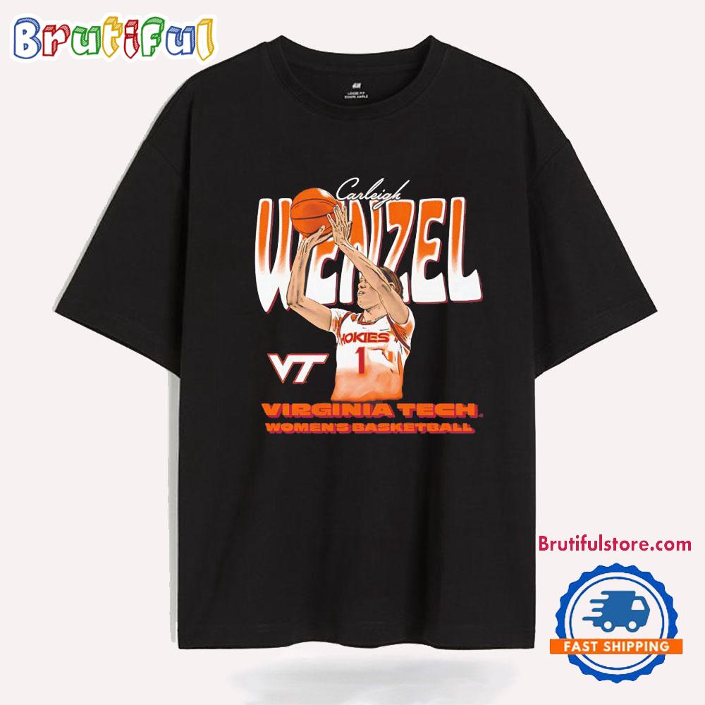 Carleigh Wenzel Virginia Tech Women’S Basketball Graphic T Shirt