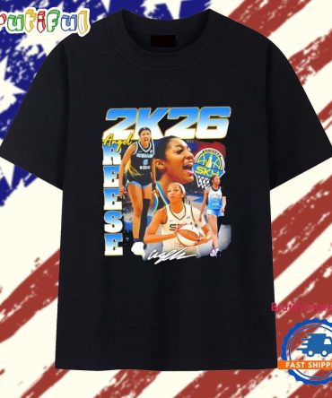 Chicago Sky Angel Reese 2K26 Graphic Signature T Shirt