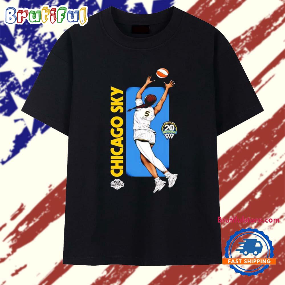 Chicago Sky Elevation 20 Seasons Angel Reese T Shirt