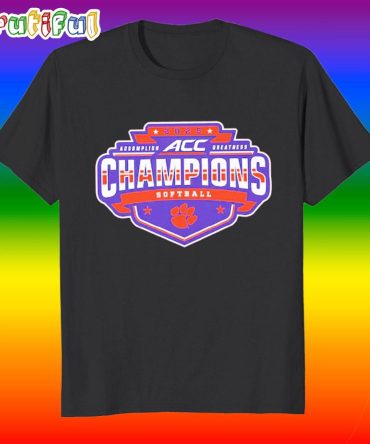 Clemson Tigers 2025 Acc Softball Conference Tournament Champions T Shirt
