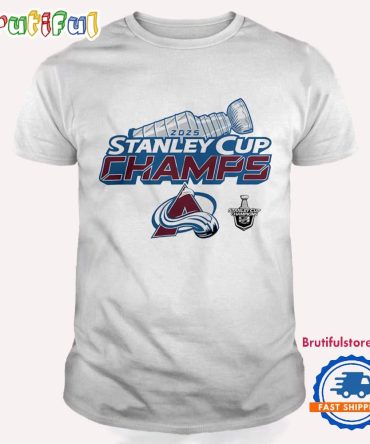 Colorado Avalanche 2025 Stanley Cup Champions Locker Room T Shirt
