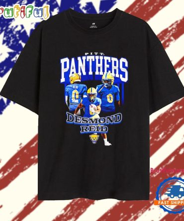 Desmond Reid Pittsburgh Panthers Illustrated T Shirt