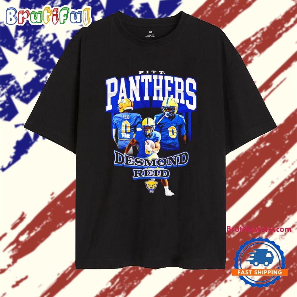 Desmond Reid Pittsburgh Panthers Illustrated T Shirt