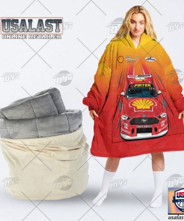 Dick Johnson Shell V-Power Racing Anton De Pasquale #11 Supercars Blanket Hoodie Hoodie Blanket