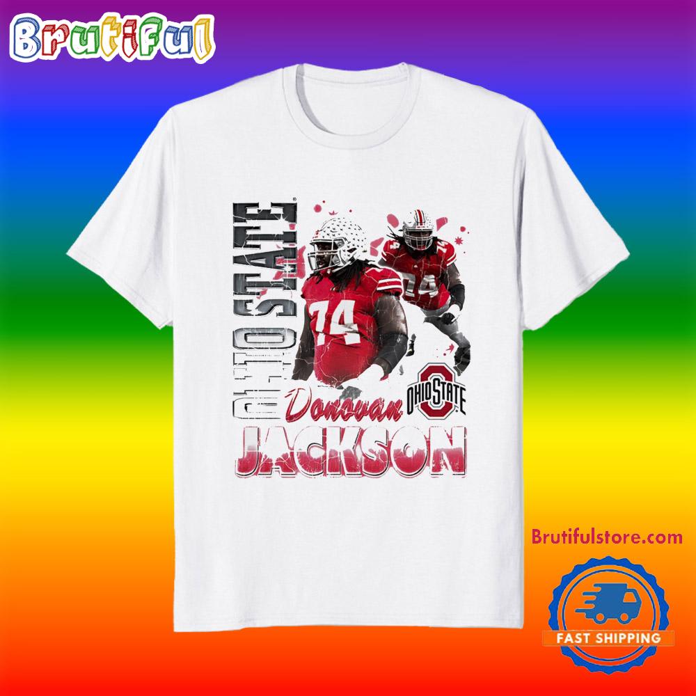Donovan Jackson Ohio State Buckeyes Vintage T Shirt