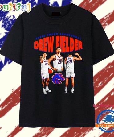 Drew Fielder Boise State Broncos Player Collage T Shirt