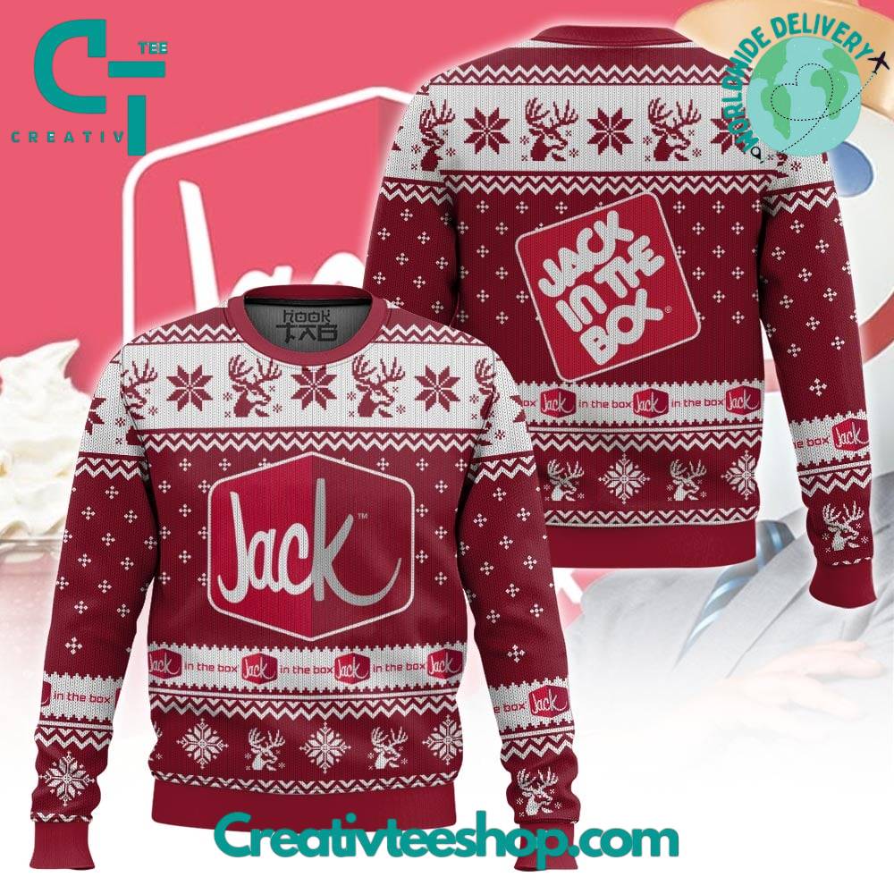 Jack In The Box Ugly Christmas Sweater