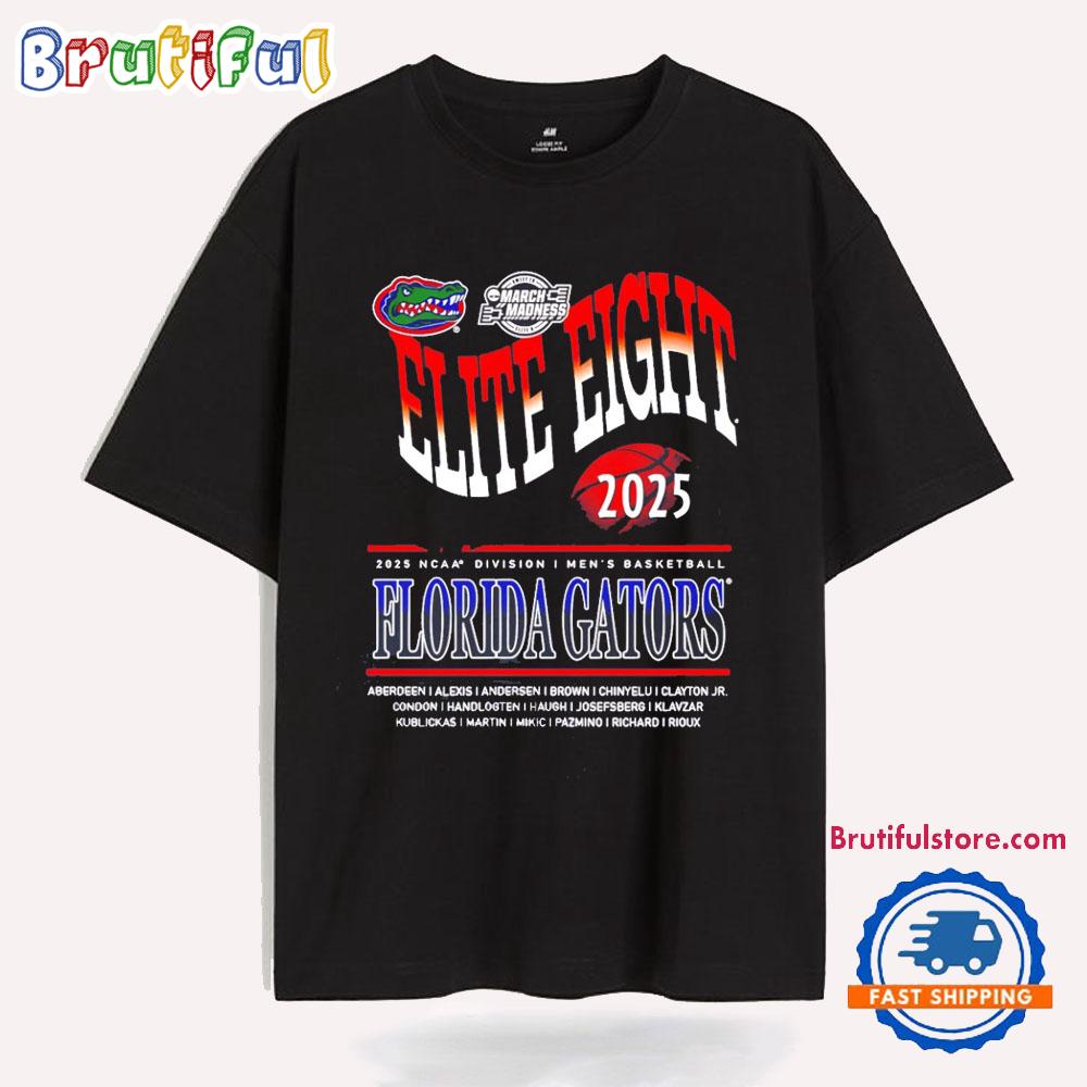 Elite Eight Florida Gators 2025 Ncaa Men’S Basketball T Shirt