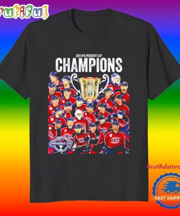 Evansville Thunderbolts 2025 Sphl President’S Cup Champions Poster T Shirt