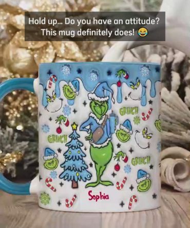 Wait What I Have An Attitude - Personalized Stole Christmas Accent Mug