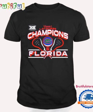 Florida Gators 2025 Big 12 Women’S Lacrosse Conference Tournament Champions T Shirt