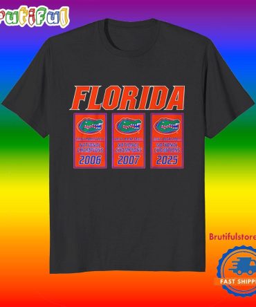Florida Gators 2025 Ncaa Champions Banners T Shirt