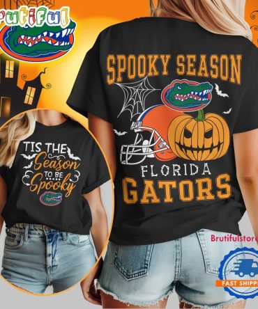 Florida Gators 2025 Ncaa Halloween Spooky Season Vintage T Shirt