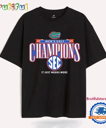Florida Gators 2025 Sec Men’S Golf Champions T Shirt