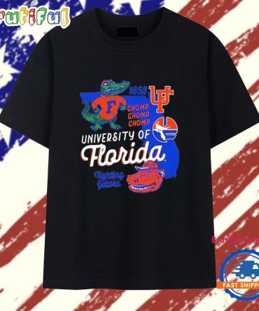 Florida Gators Chomp Chomp Fighting Gator T Shirt