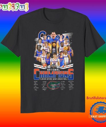 Florida Gators Men'S Basketball 2025 Final Four Champions Signature T Shirt