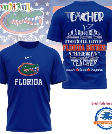 Florida Gators Teacher Teach Love Inspire All Over Print Shirt