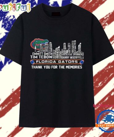 Florida Gators Thank You For The Memories Skyline Name 2025 T Shirt