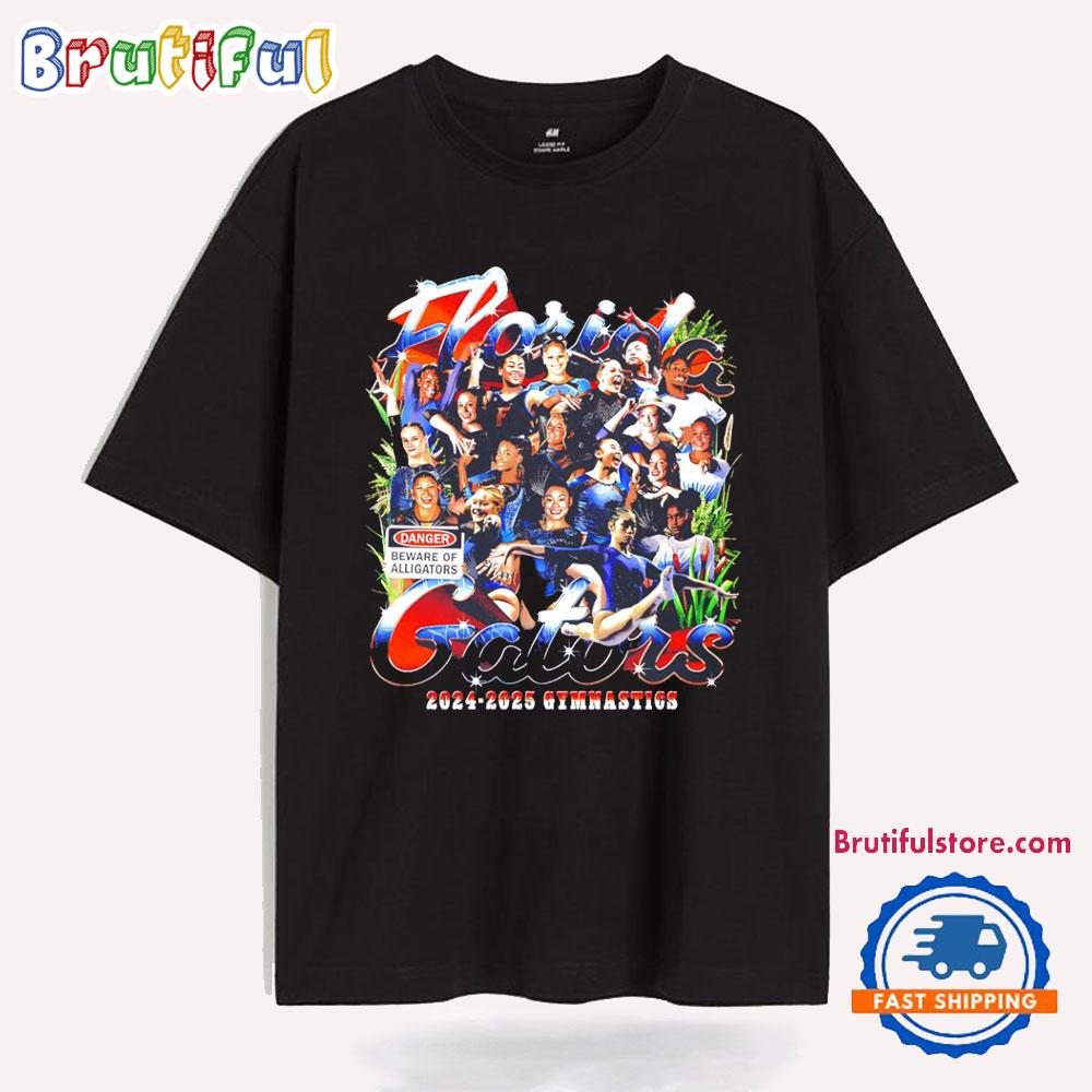 Florida Gators Women’S Gymnastics 2024 2025 Team Collage T Shirt