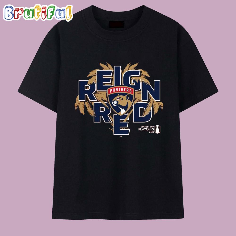 Florida Panthers 2025 Stanley Cup Playoffs Home Ice T Shirt