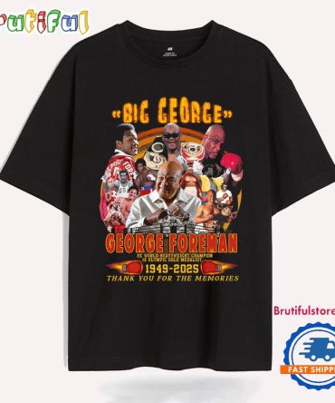 George Foreman Big George 1949-2025 T Shirt