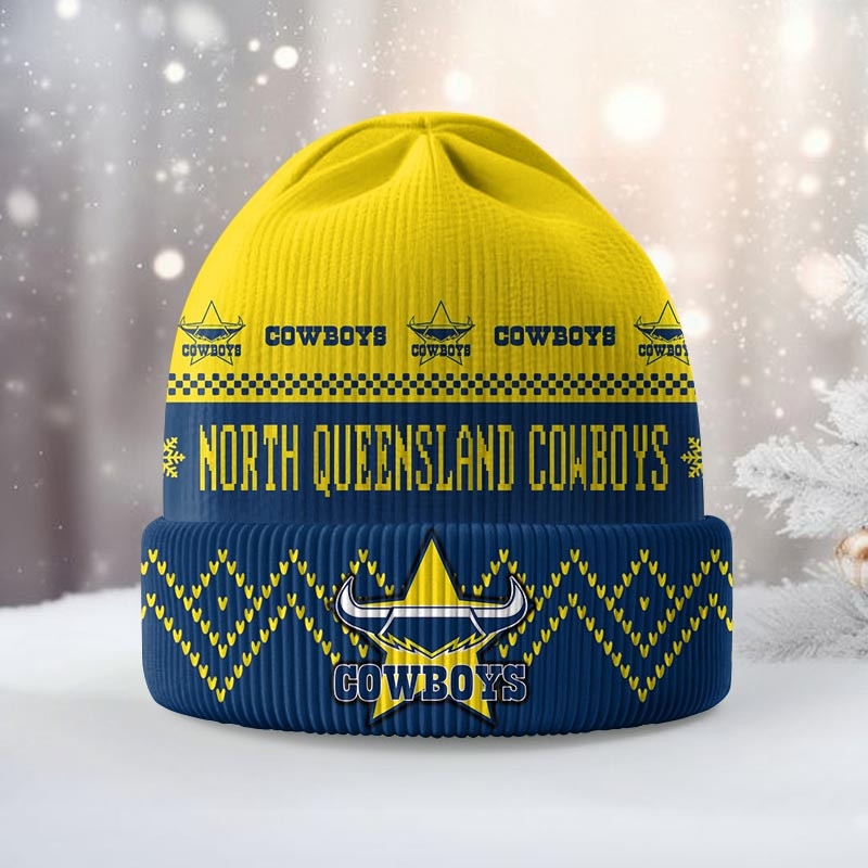 North Queensland Cowboys Dmbc0695 Knitted Hat