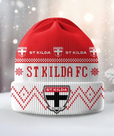 St Kilda Fc Dmbc0681 Knitted Hat