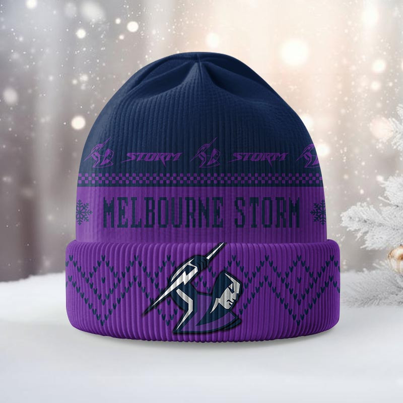 Melbourne Storm Dmbc0692 Knitted Hat