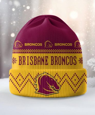 Brisbane Broncos Dmbc0685 Knitted Hat
