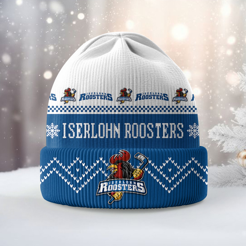 Iserlohn Roosters Dmbc0277 Knitted Hat