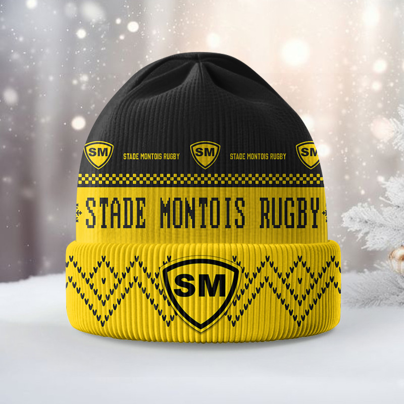 Stade Montois Rugby Dmbc0344 Knitted Hat