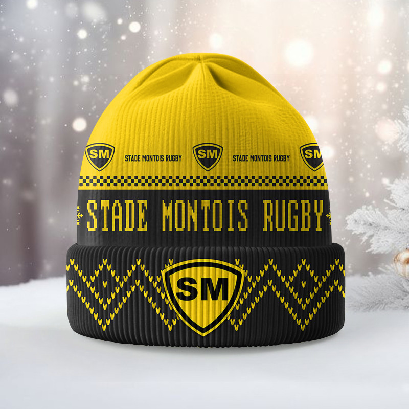 Stade Montois Rugby Dmbc0344 Knitted Hat