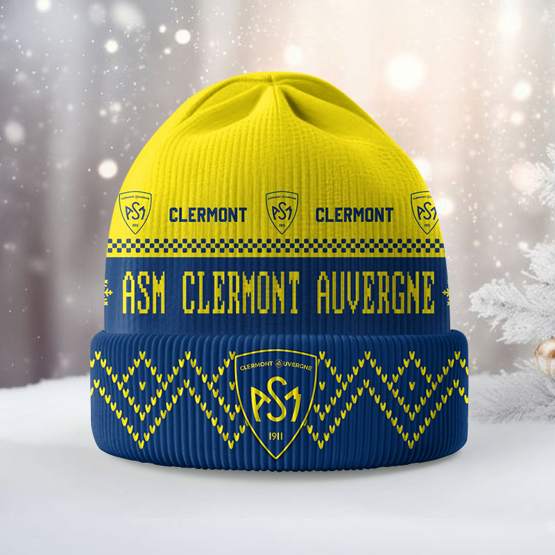 Asm Clermont Auvergne Dmbc0319 Knitted Hat