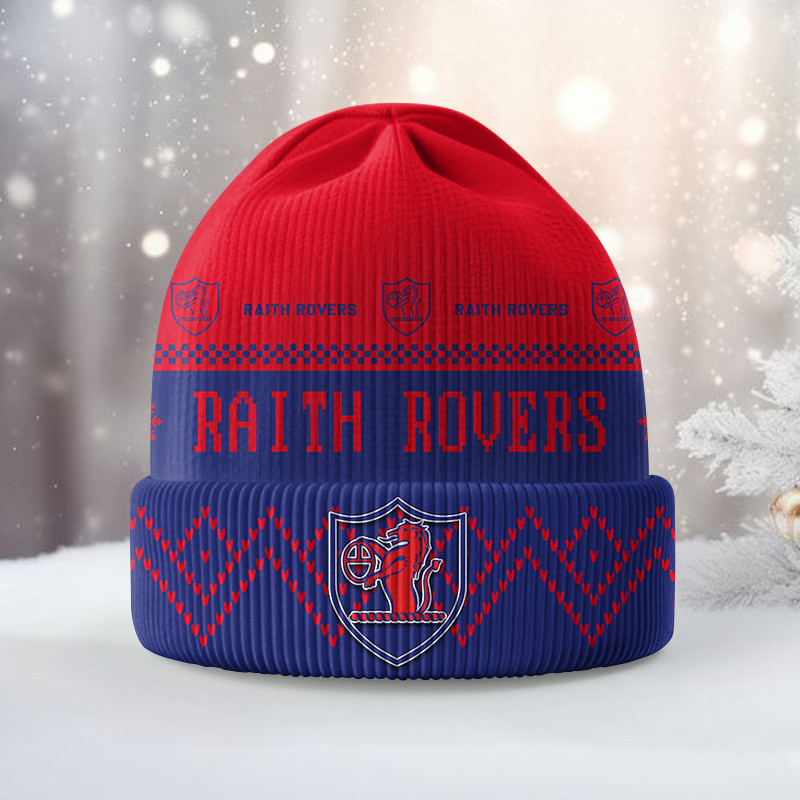 Raith Rovers Dmbc0318 Knitted Hat
