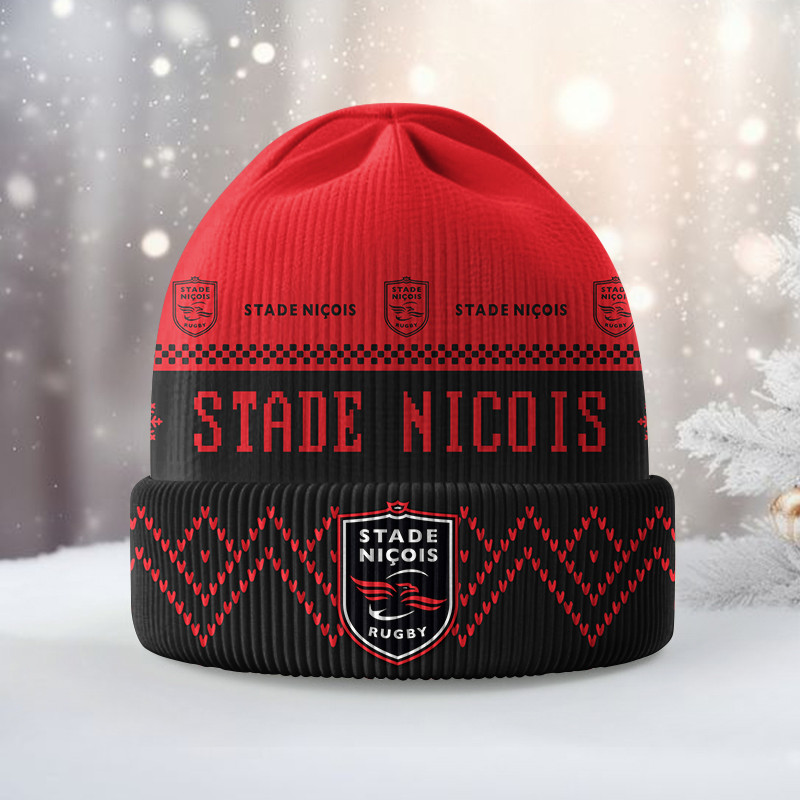 Stade Nicois Dmbc0345 Knitted Hat
