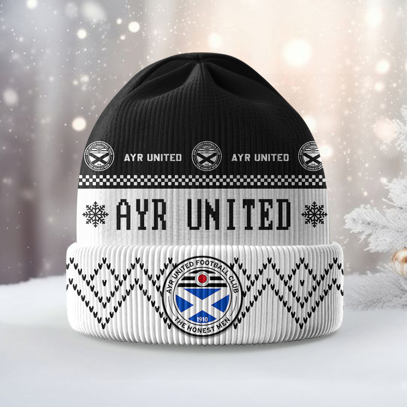 Ayr United Dmbc0311 Knitted Hat
