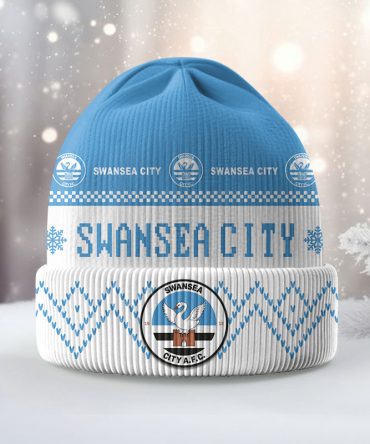 Swansea City Dmda0390 Knitted Hat
