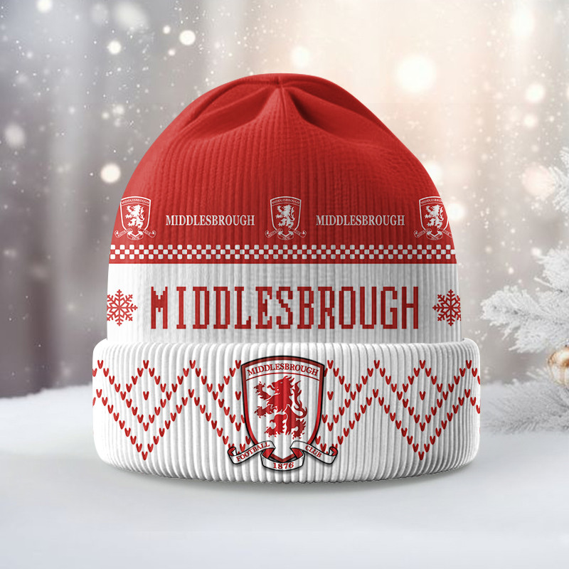 Middlesbrough Dmda0378 Knitted Hat