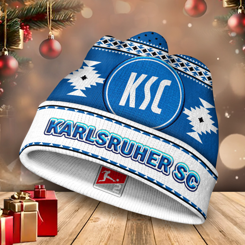 Karlsruher Sc Nnbc0097 Knitted Hat
