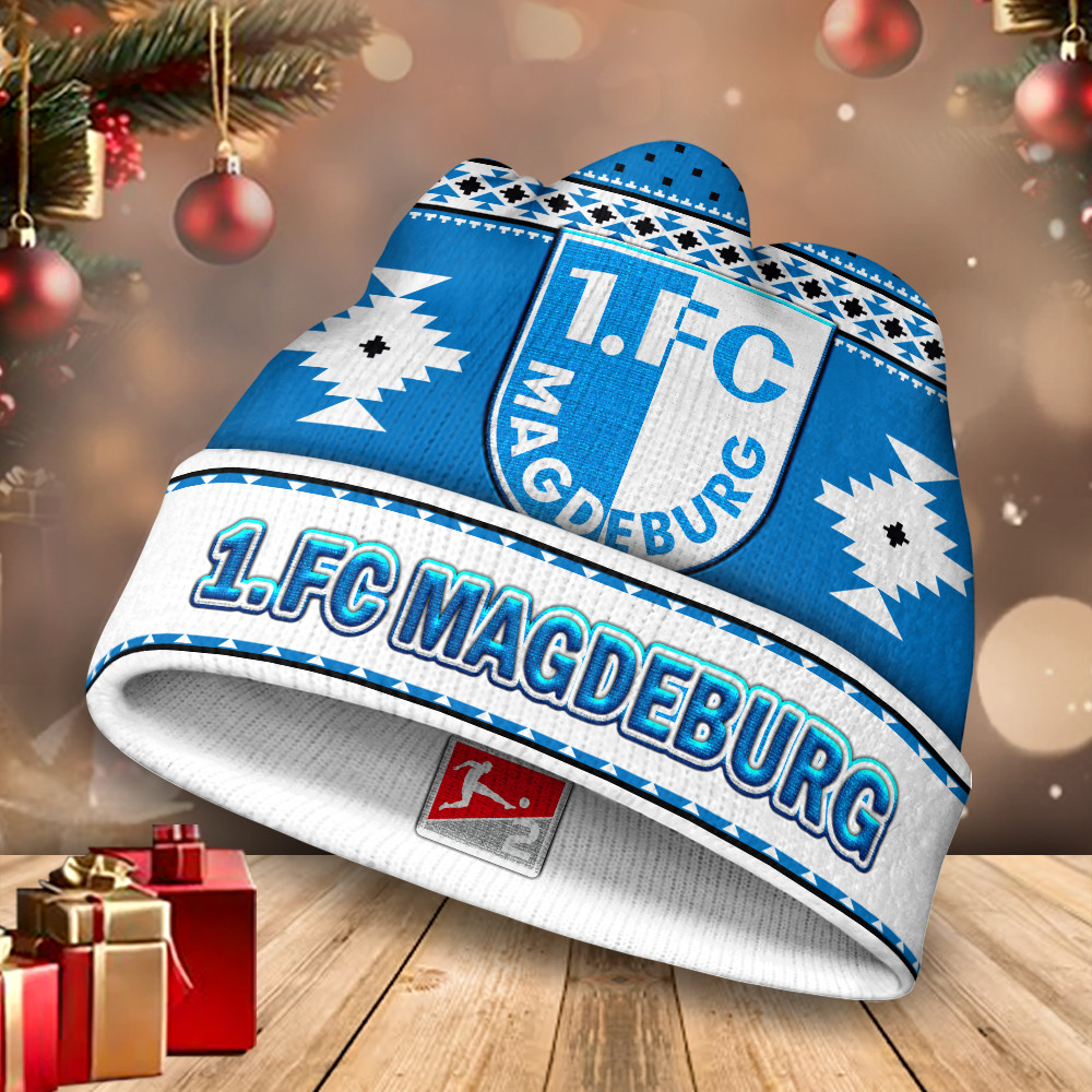 Fc Magdeburg Nnbc0089 Knitted Hat