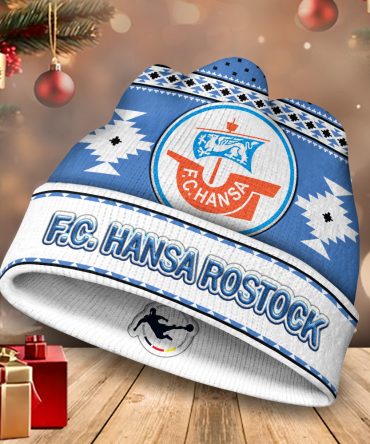 Hansa Rostock Nnbc0113 Knitted Hat