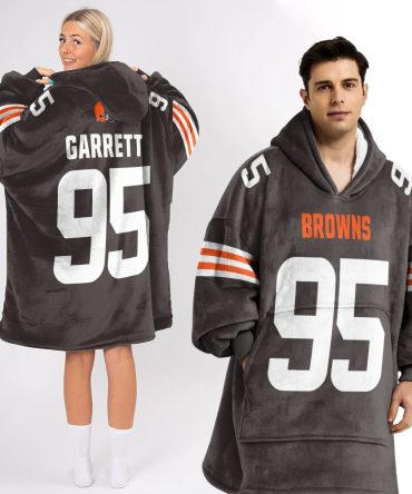Adult M.G. 95 Cleveland Football Unisex Blanket Hoodie