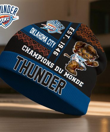Oklahoma City Thunder , Premium Nba Champions Du Monde Beanie Hat