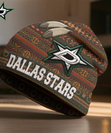 Dallas Stars , Premium Nhl Feathered Beanie Hat