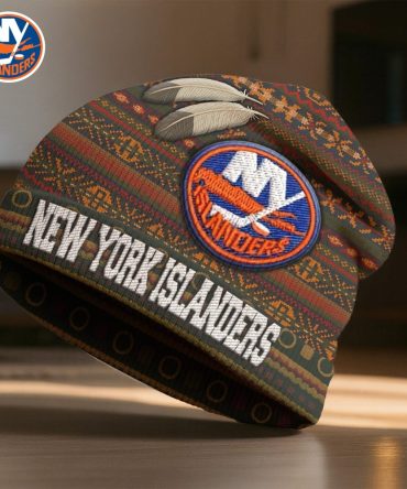 New York Islanders , Premium Nhl Feathered Beanie Hat