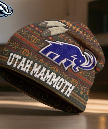 Utah Mammoth , Premium Nhl Feathered Beanie Hat