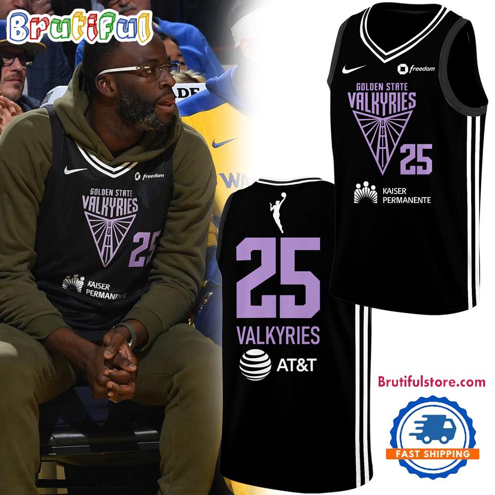 Golden State Valkyries 2025 Fan Black Basketball Jersey