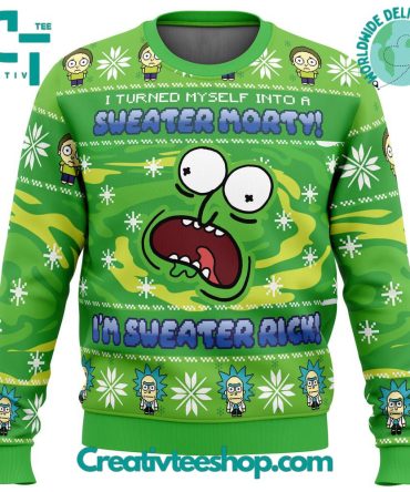 Sweater Rick And Morty Ugly Christmas Sweater