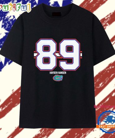 Hayden Hansen 89 Stripe Florida Gators T Shirt